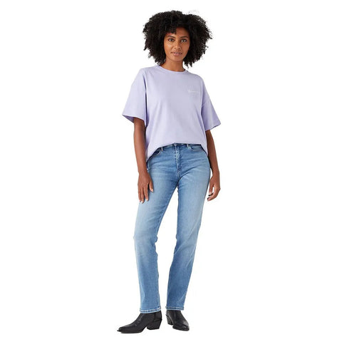 Wrangler Women's Blue Love Straight Fit Jeans | Wrangler In Lebanon