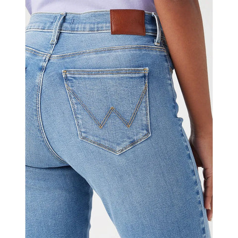 Wrangler Women's Blue Love Straight Fit Jeans | Wrangler In Lebanon