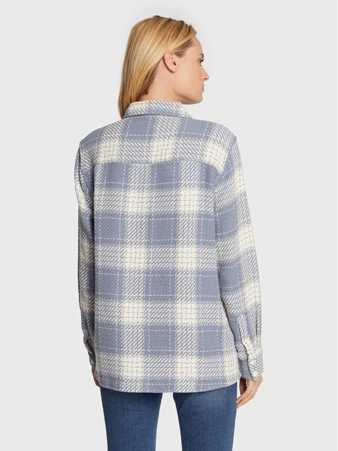 Wrangler Women's Stone Wash Blue Tapestry Over Shirt |Wrangler In Lebanon