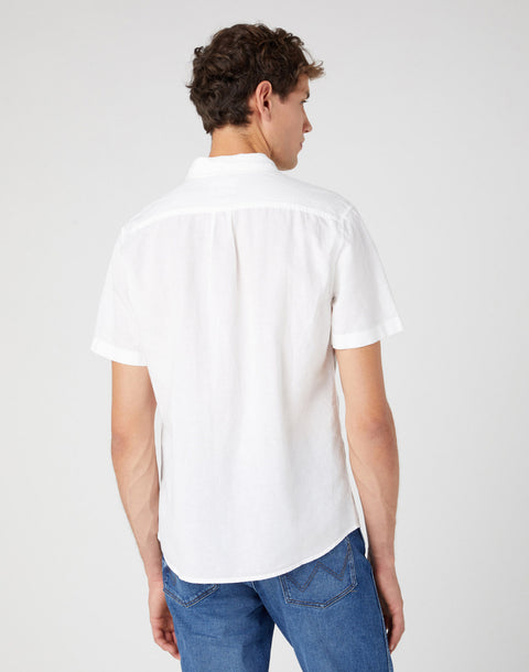 Wrangler Men's White Pocket Shirt | Wrangler In Lebanon