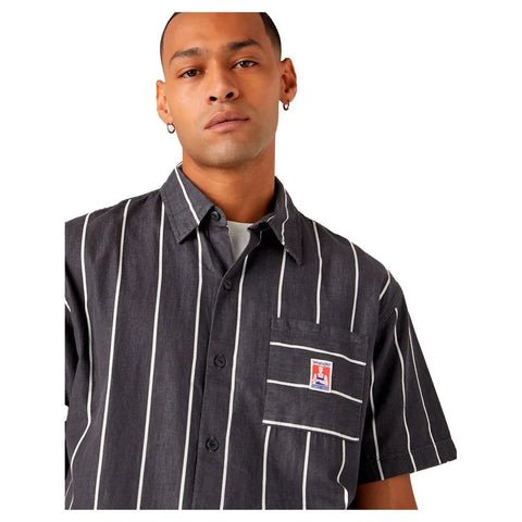 Wrangler Men's Dark Grey Casey One Pocket Shirt | Wrangler In Lebanon
