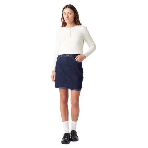 Wrangler Women's Navy Rinse Casey Jones Skirt | Wrangler In Lebanon