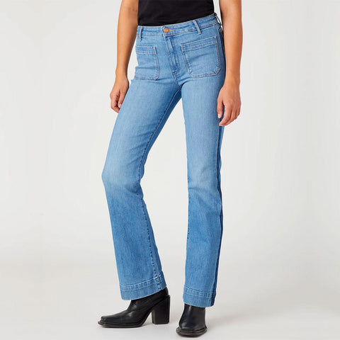 Wrangler Women's Blue Shade Lady Flare 623 Jeans | Wrangler In Lebanon