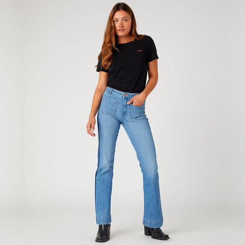 Wrangler Women's Blue Shade Lady Flare 623 Jeans | Wrangler In Lebanon
