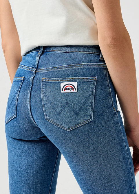 Wrangler Women's Blue Raven Flare Jeans |Wrangler In Lebanon