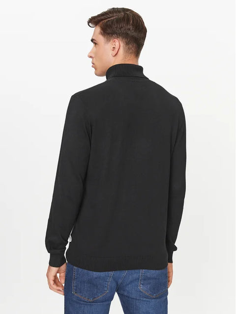 Wrangler Men's Black Turtleneck Regular Fit Sweater  | Wrangler In Lebanon