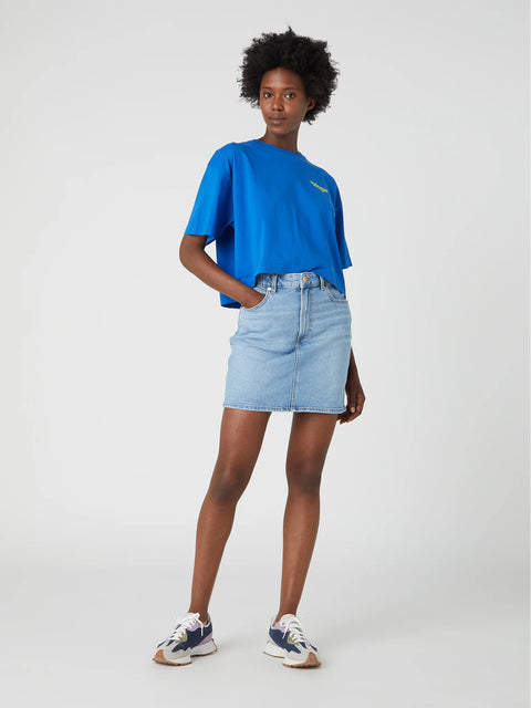 Wrangler Women's Light Blue Zelda Mom Skirt |Wrangler In Lebanon