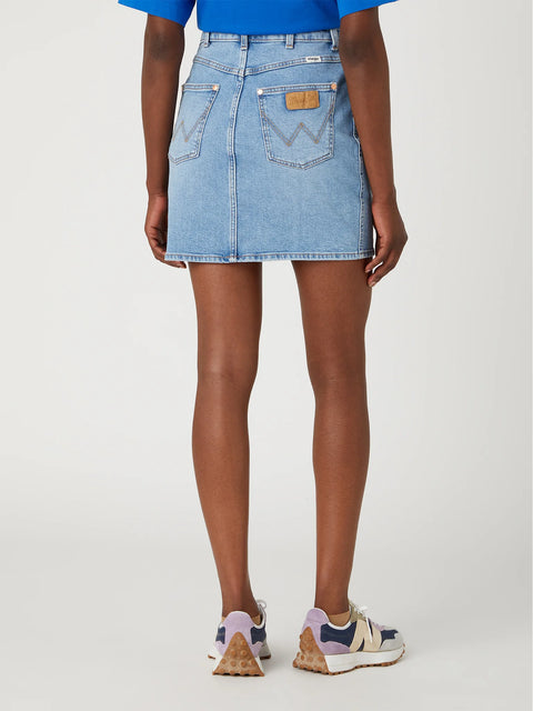 Wrangler Women's Light Blue Zelda Mom Skirt |Wrangler In Lebanon
