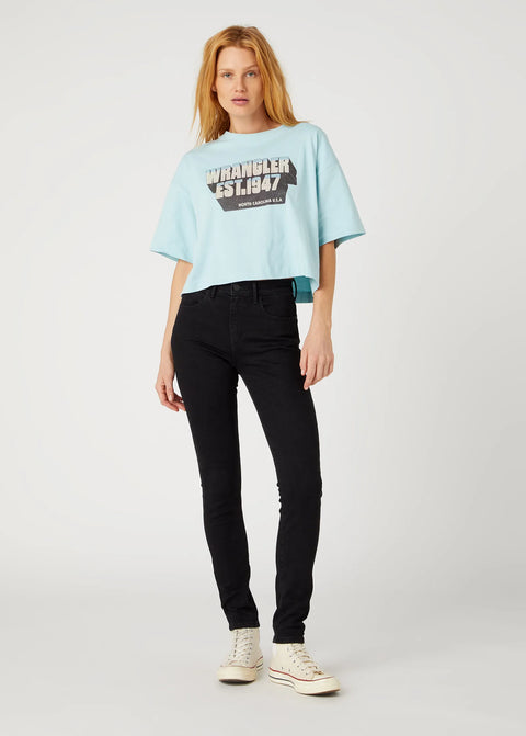 Wrangler Women's Black Arachne High Rise Skinny 630 Jeans | Wrangler In Lebanon