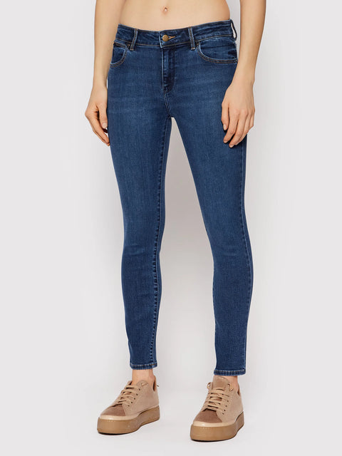 Wrangler Women's Navy Bespoke Body Skinny Fit Jeans | Wrangler In Lebanon