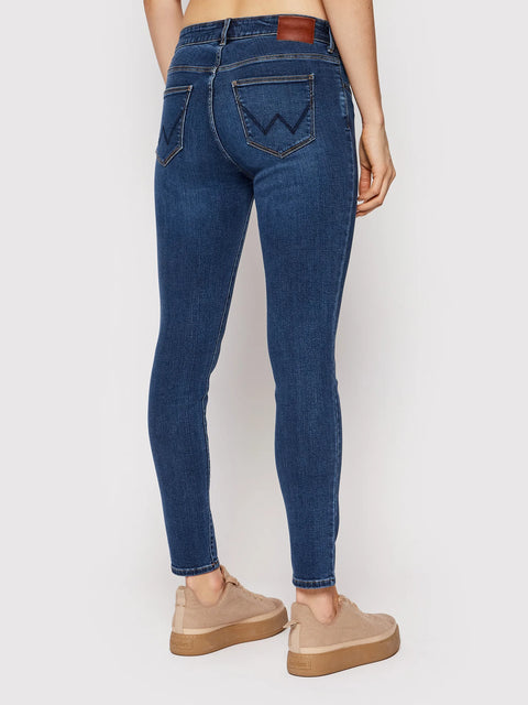 Wrangler Women's Navy Bespoke Body Skinny Fit Jeans | Wrangler In Lebanon