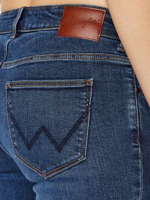 Wrangler Women's Navy Bespoke Body Skinny Fit Jeans | Wrangler In Lebanon