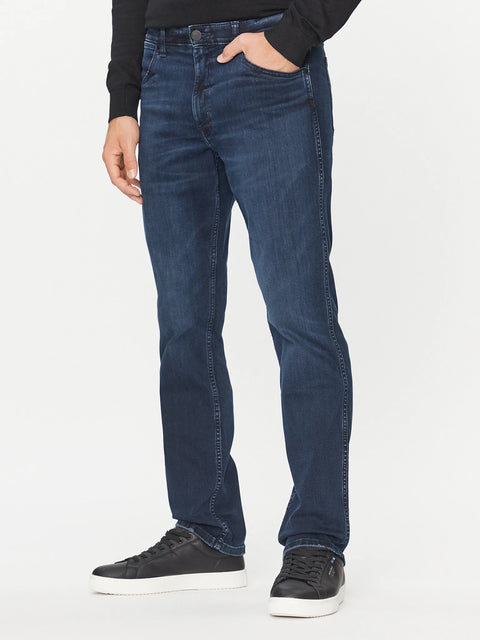 Wrangler Men's Navy Greensboro Regular Fit Jeans | Wrangler In Lebanon