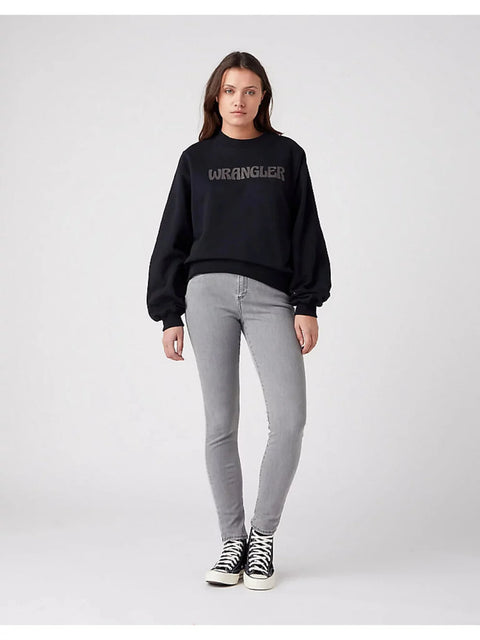 Wrangler Women's Grey High Rise Skinny Jeans |Wrangler In Lebanon