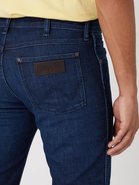 Wrangler Men's Dark Blue Larston 812 Slim Tapered Jeans | Wrangler In Lebanon