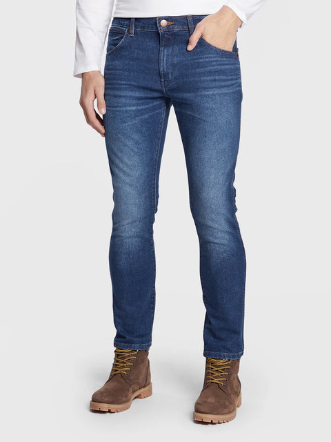 Wrangler Men's Dark Blue Special Larston 812 Slim Tapered Jeans | Wrangler In Lebanon