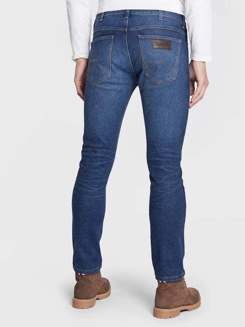 Wrangler Men's Dark Blue Special Larston 812 Slim Tapered Jeans | Wrangler In Lebanon