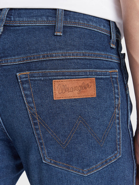 Wrangler Men's Navy Blue Nun Texas Slim 822 Authentic Slim Jeans | Wrangler In Lebanon