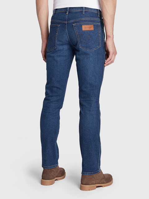 Wrangler Men's Navy Blue Nun Texas Slim 822 Authentic Slim Jeans | Wrangler In Lebanon