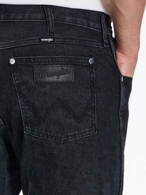 Wrangler Men's Bass Black Larston Slim Tapered Jeans | Wrangler In Lebanon