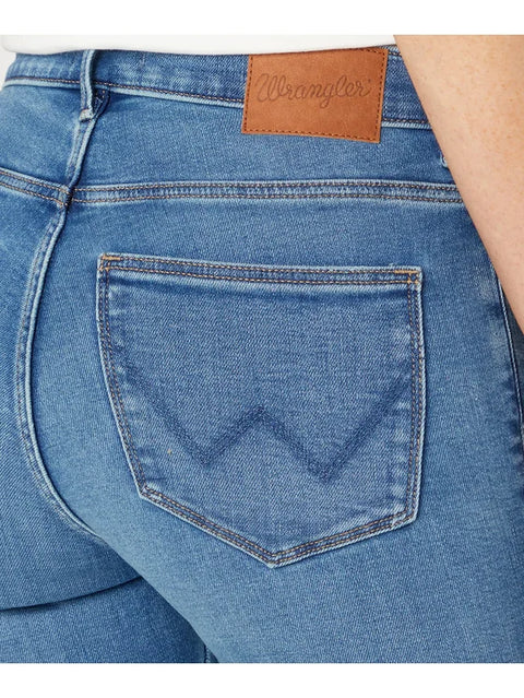 Wrangler Women's Blue High Skinny Jeans | Wrangler In Lebanon