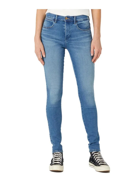 Wrangler Women's Blue High Skinny Jeans | Wrangler In Lebanon