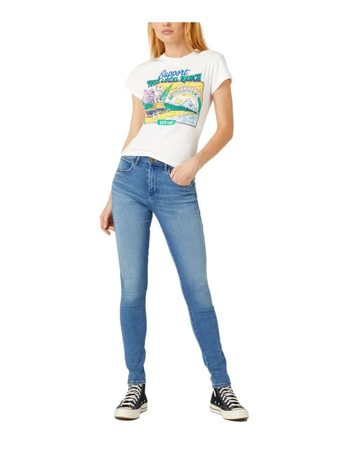 Wrangler Women's Blue High Skinny Jeans | Wrangler In Lebanon