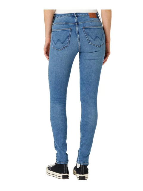 Wrangler Women's Blue High Skinny Jeans | Wrangler In Lebanon