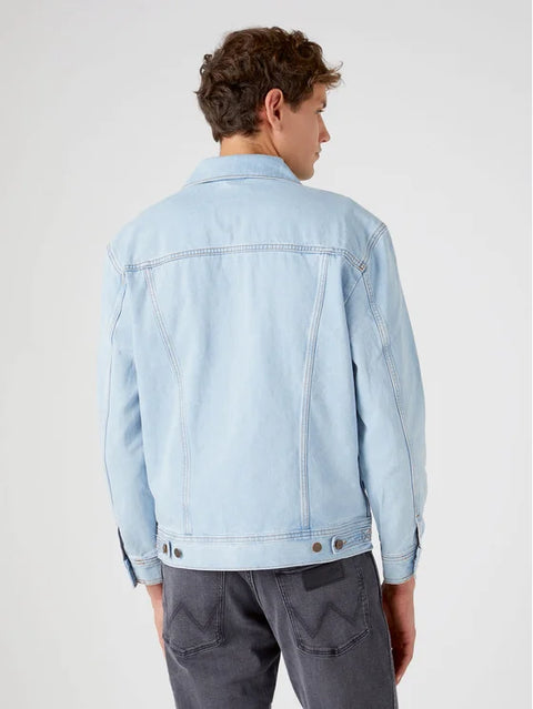 Wrangler Men's Light Blue Anti Fit Jeans Jacket | Wrangler In Lebanon
