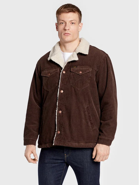 Wrangler Regular Men's Dark Brown Regular Fit Sherpa Transition Jacket | Wrangler In Lebanon