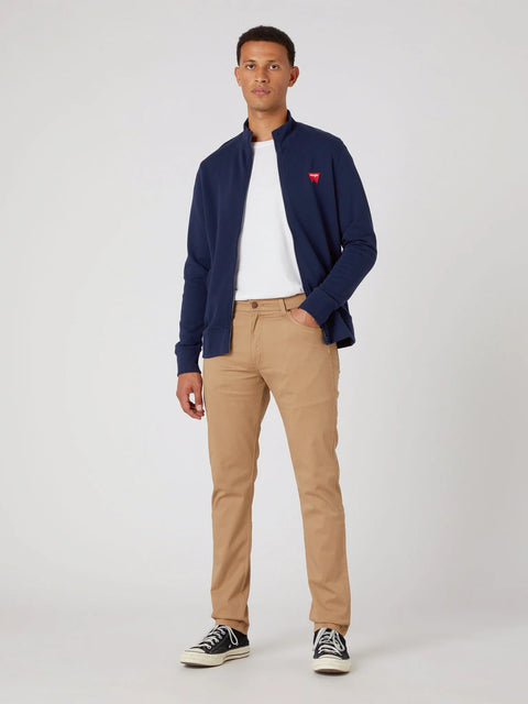 Wrangler Men's Tan Tigers Eye Larston 812 Slim Tapered Pant | Wrangler In Lebanon