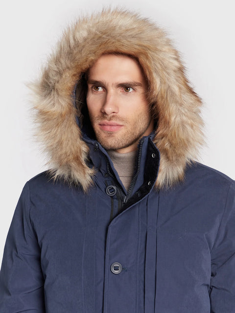 Wrangler Men's Navy Parka Jacket | Wrangler In Lebanon