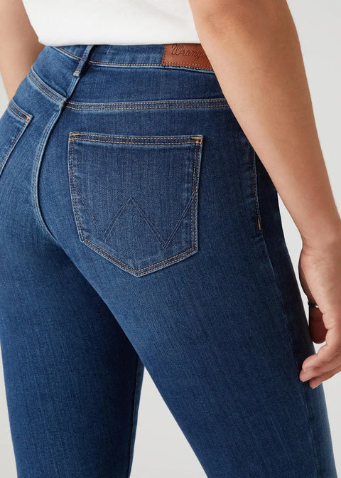 Wrangler Women's Blue Skinny Authentic Jeans | Wrangler In Lebanon