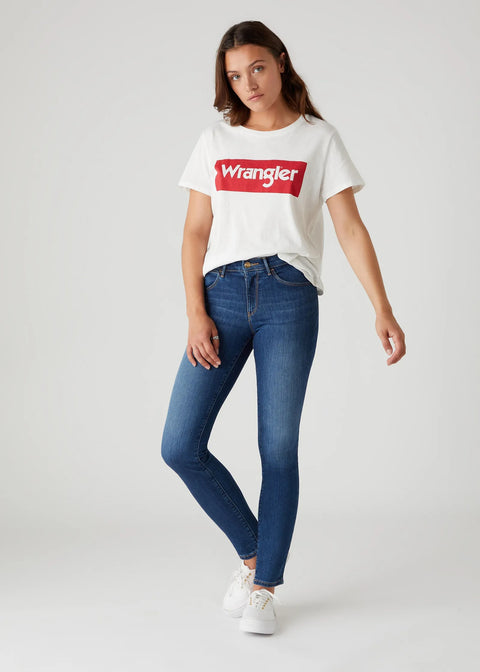 Wrangler Women's Blue Skinny Authentic Jeans | Wrangler In Lebanon