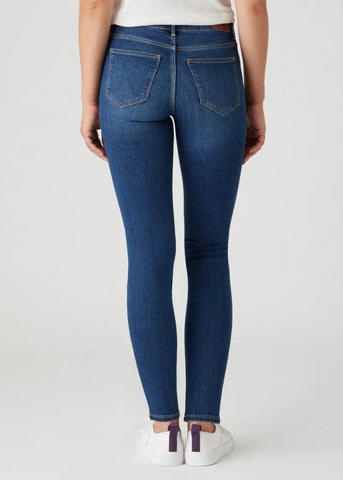 Wrangler Women's Blue Skinny Authentic Jeans | Wrangler In Lebanon