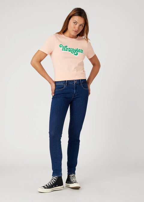 Wrangler Women's Dark Blue Willow Skinny Jeans |Wrangler In Lebanon