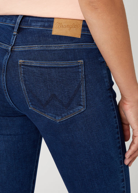 Wrangler Women's Dark Blue Willow Skinny Jeans |Wrangler In Lebanon