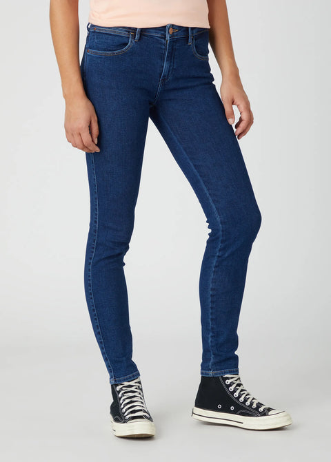Wrangler Women's Dark Blue Willow Skinny Jeans |Wrangler In Lebanon