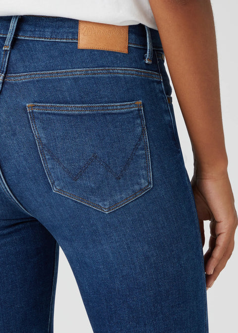 Wrangler Women's Navy Authentic Love High Rise 610 Slim Jeans | Wrangler In Lebanon