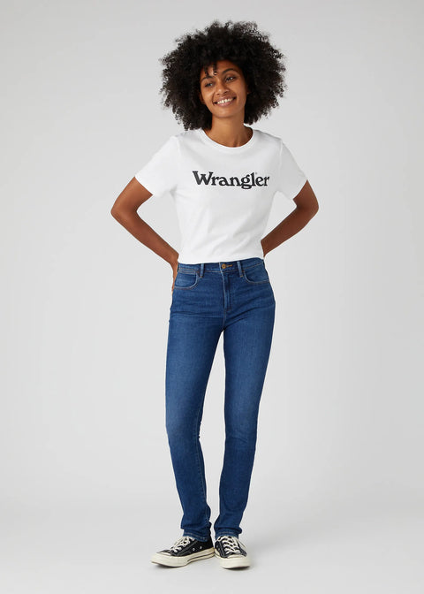 Wrangler Women's Navy Authentic Love High Rise 610 Slim Jeans | Wrangler In Lebanon