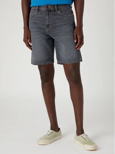 Wrangler Men's Washed Black Frontier Danim Short | Wrangler In Lebanon