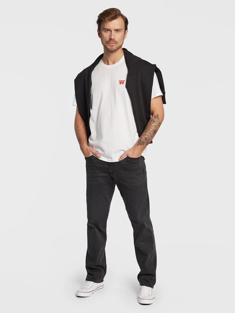 Wrangler Men's White Regular Fit Sign Off T-Shirt | Wrangler In Lebanon