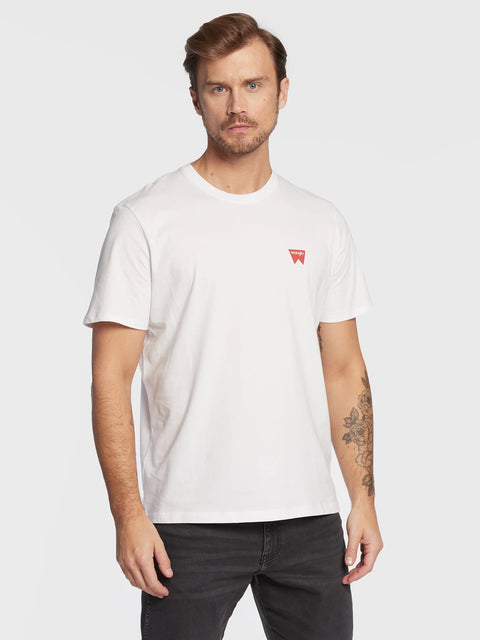 Wrangler Men's White Regular Fit Sign Off T-Shirt | Wrangler In Lebanon