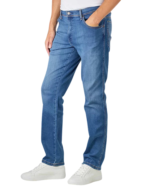 Wrangler Men's Blue Texas Slim Jeans Straight Fit Jeans | Wrangler In Lebanon