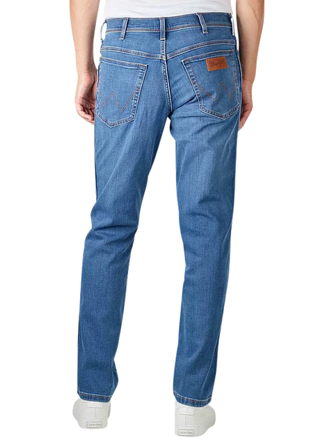 Wrangler Men's Blue Texas Slim Jeans Straight Fit Jeans | Wrangler In Lebanon