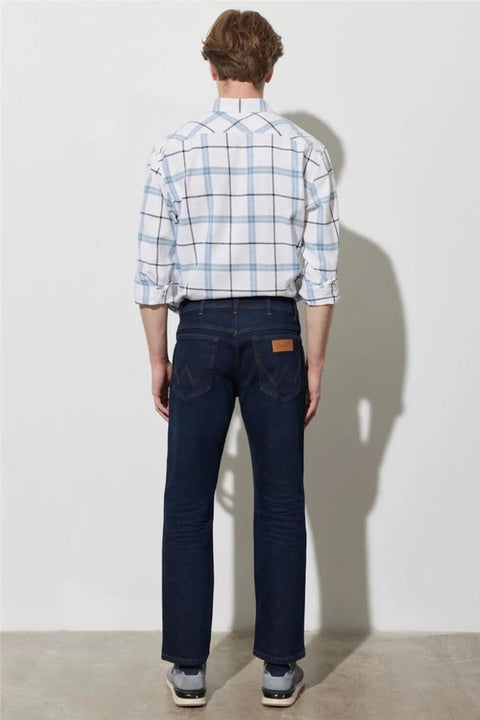 Wrangler Men's Navy Texas 821 Authentic Straight Jeans | Wrangler In Lebanon