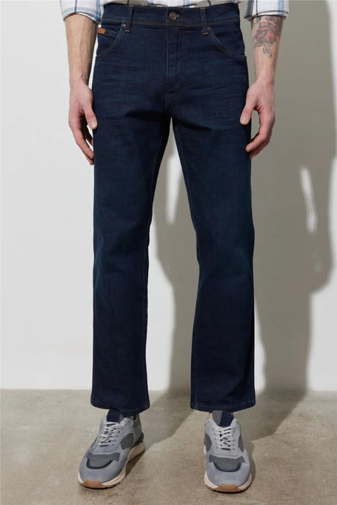 Wrangler Men's Navy Texas 821 Authentic Straight Jeans | Wrangler In Lebanon