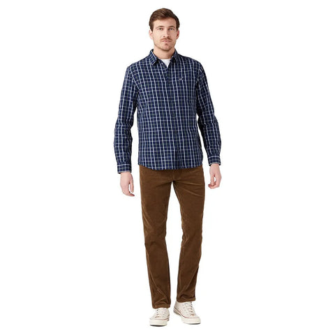 Wrangler Men's Navy Striped Shirt | Wrangler In Lebanon