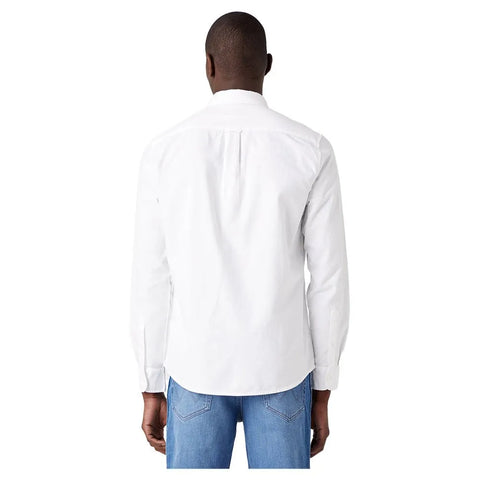 Wrangler Men's White Long Sleeve Shirt | Wrangler In Lebanon