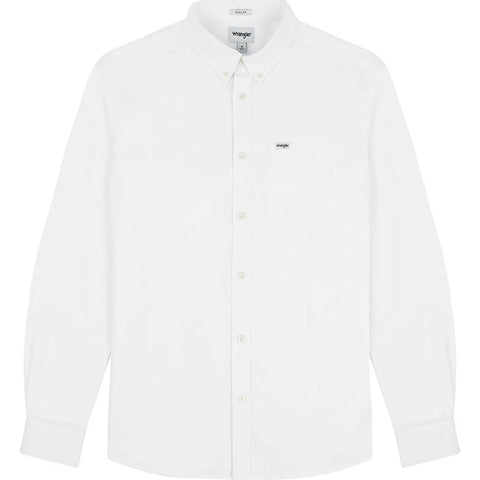 Wrangler Men's White Long Sleeve Shirt | Wrangler In Lebanon